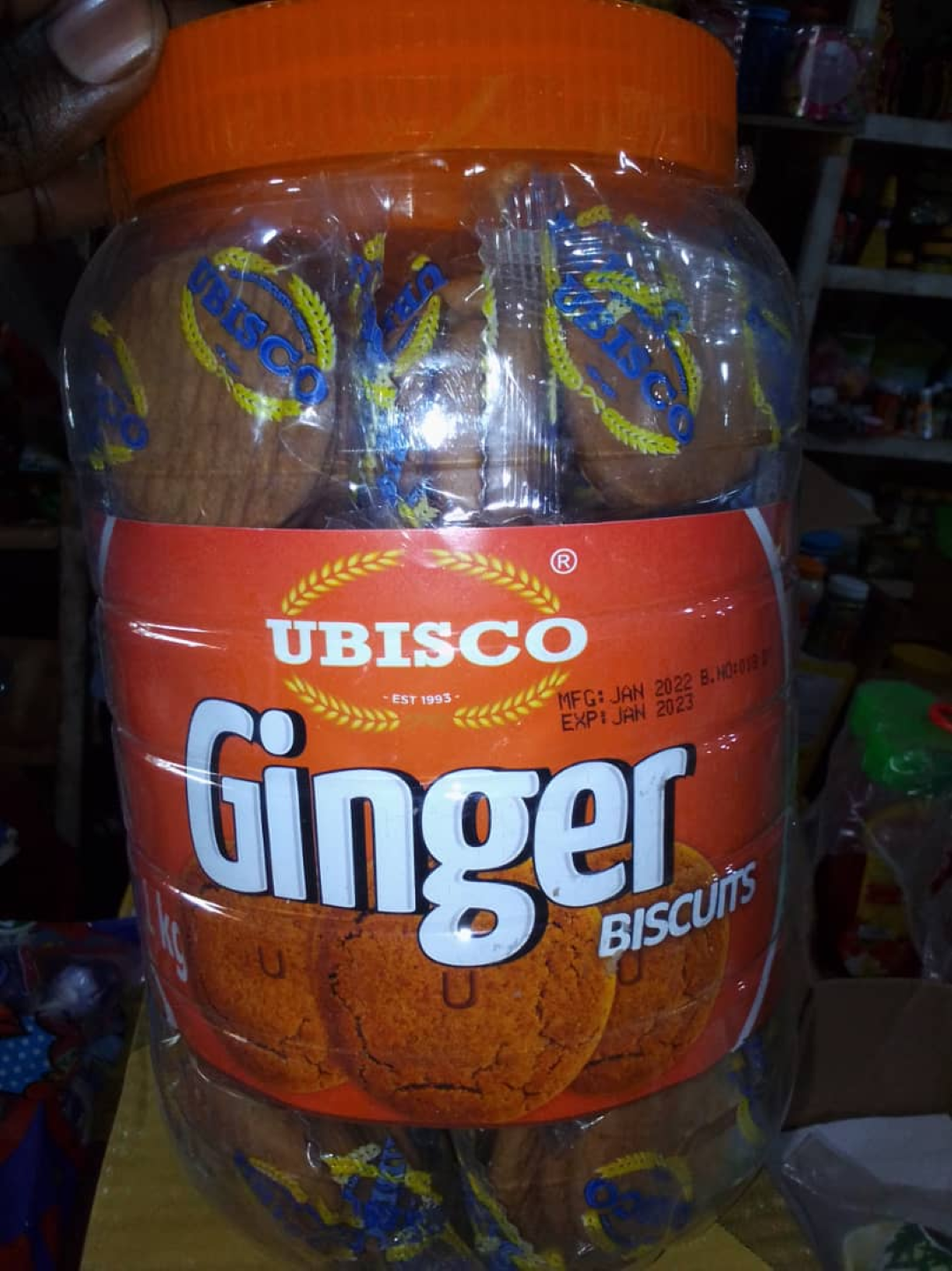 UBISCO BISCUITS GINGER 700G
